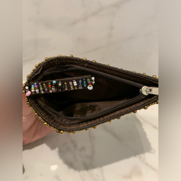 No Name Multicolour Metallic Beaded Pouch - Picture 2 of 2